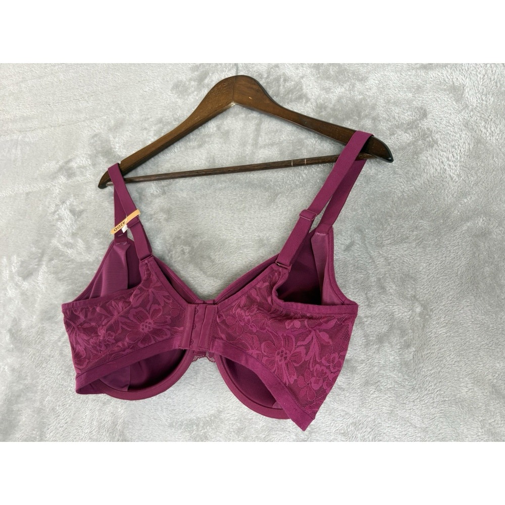 Bali Breathe Bra DF7592 Stretch Lace Full Coverage Underwire‎ Bra NWT - Picture 8 of 16